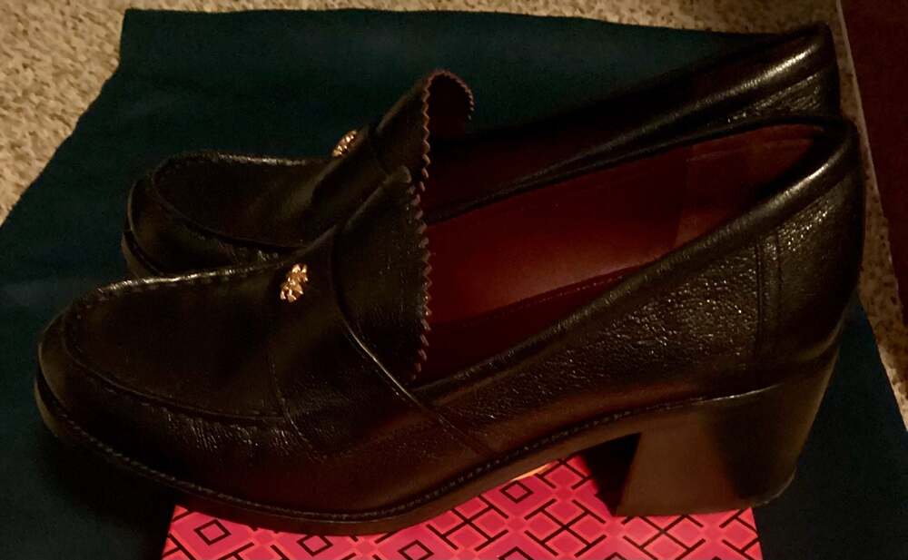 Tory Burch Heeled Loafers - Black - Picture 3 of 7